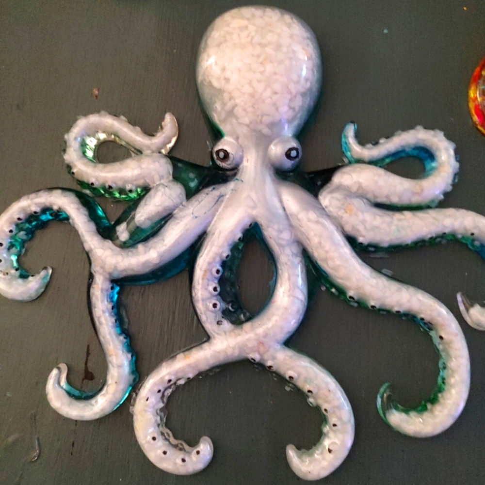 Resin Octopus wall hanging